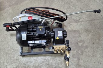 Grup Motor + pompa cu oprire 21 litri / 200 bar